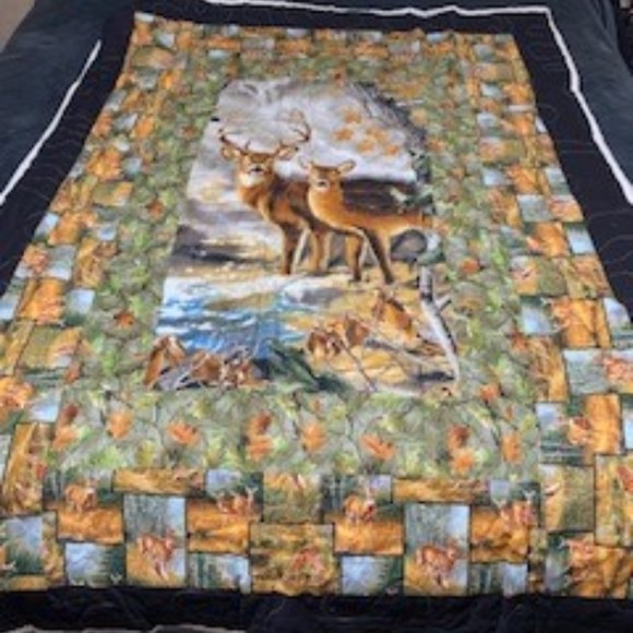 Deer quilt - Picture 1 of 4